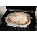 eco-friendly Aluminum Foil Oval Turkey Roasting Plate